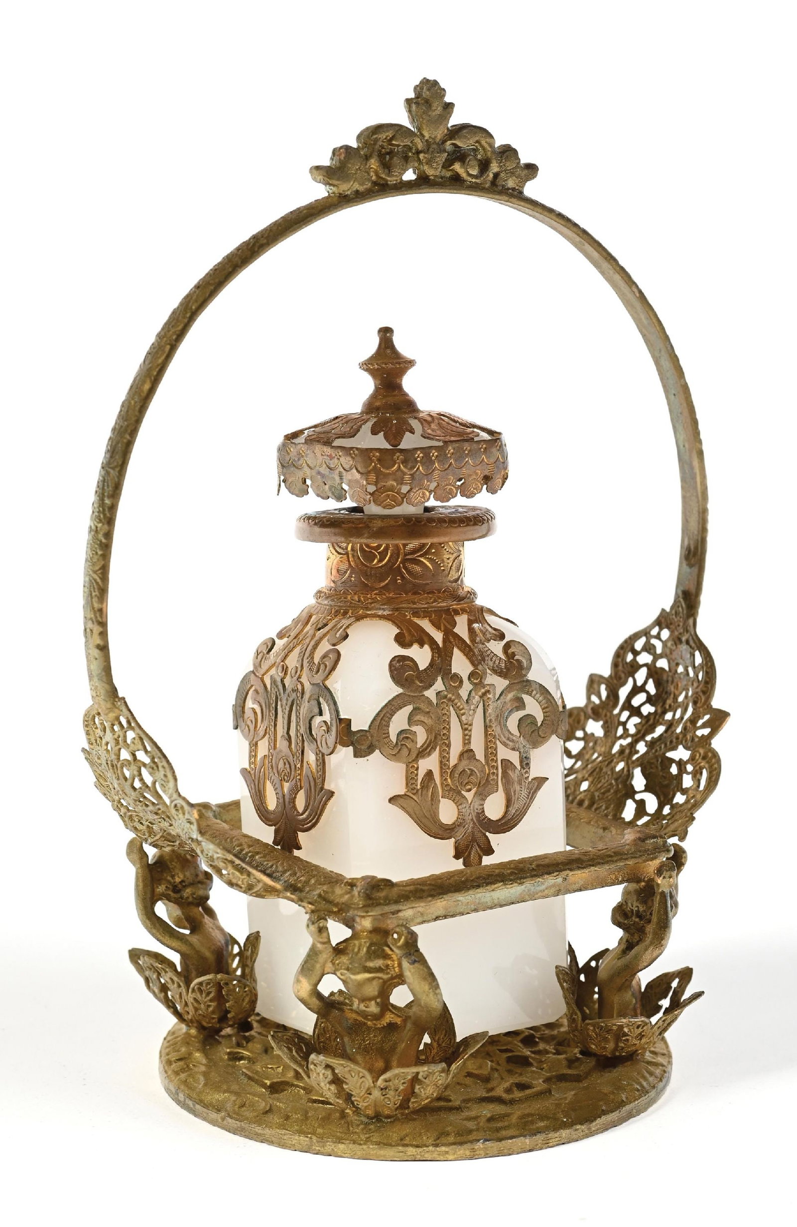 PALAIS ROYAL OPALINE GLASS PERFUME VANITY SET (1 of 4)