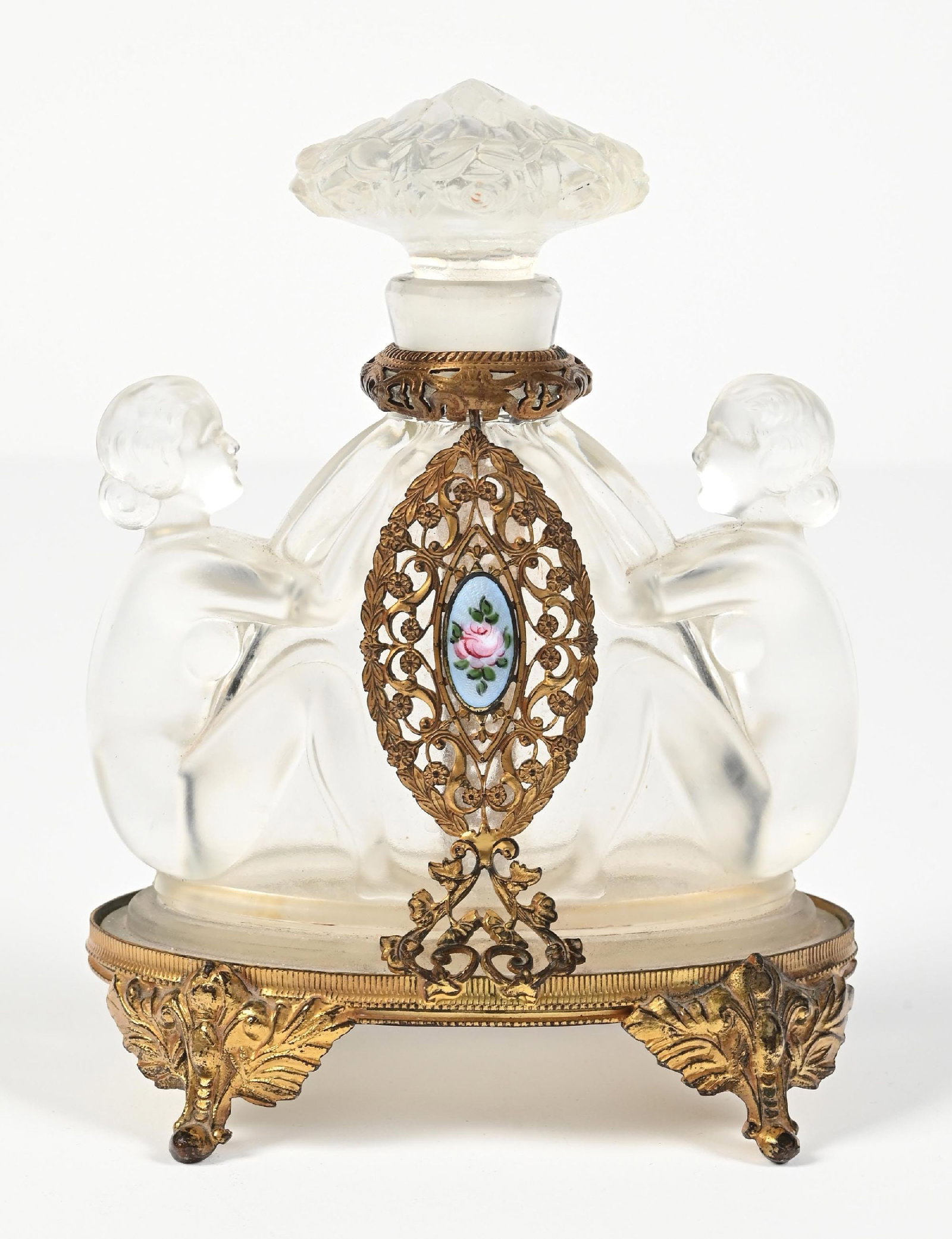 JOSEF INWALD CZECH ART DECO PERFUME BOTTLE (1 of 5)
