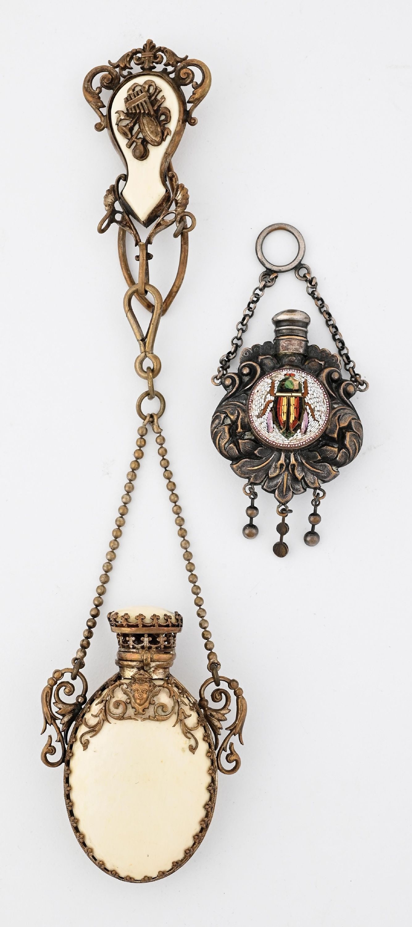 LOT OF 2: CHATELAINE PERFUME BOTTLES (1 of 2)