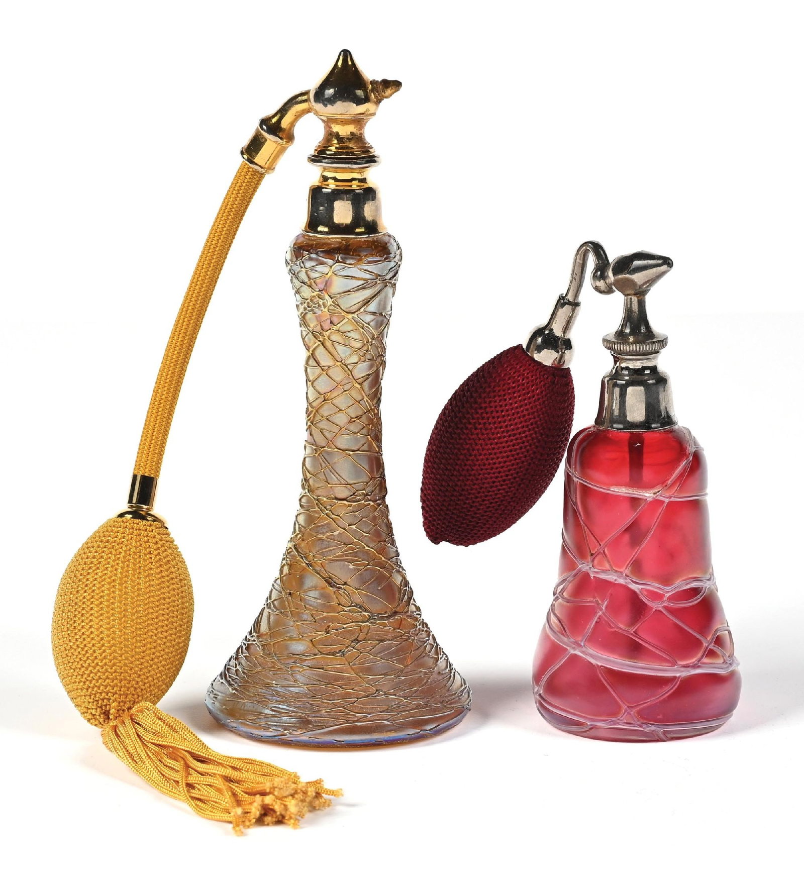 LOT OF 2: ART DECO DURAND & LOETZ PERFUME BOTTLES (1 of 5)