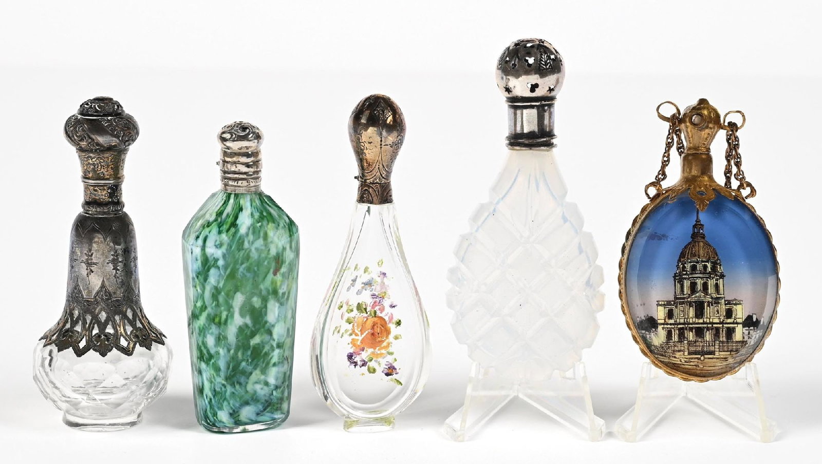 LOT OF 5: VARIOUS SMALL PERFUME BOTTLES (1 of 5)