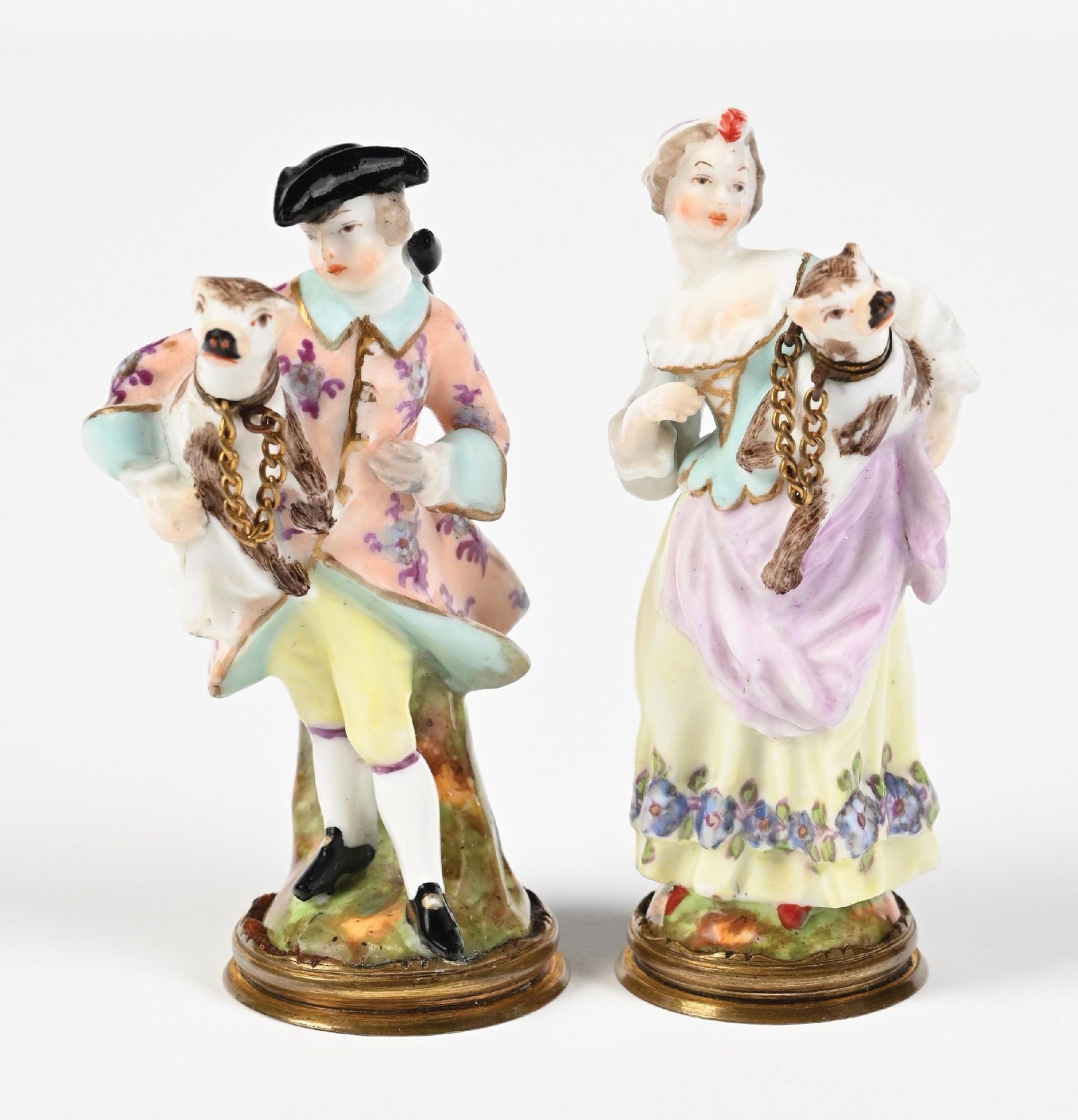 LOT OF 2: PORCELAIN FIGURAL PERFUME BOTTLES (1 of 5)