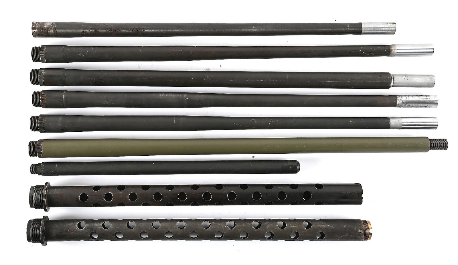 M2 .50 CALIBER BROWNING MACHINE GUN BARREL LOT WITH A FEW 1919A4 PARTS. (1 of 9)