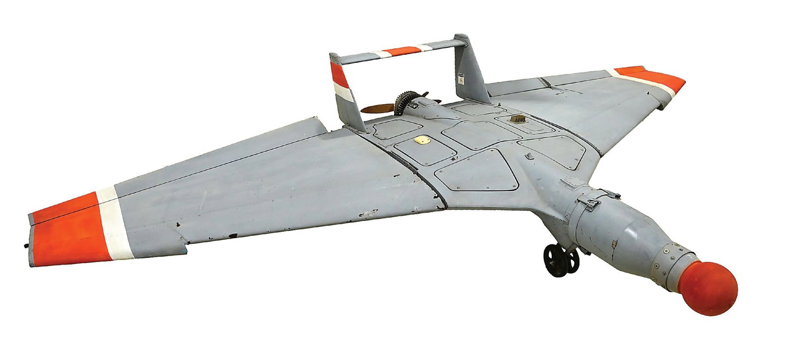 NORTON POWERED CARBON FIBER TARGET DRONE. (1 of 9)