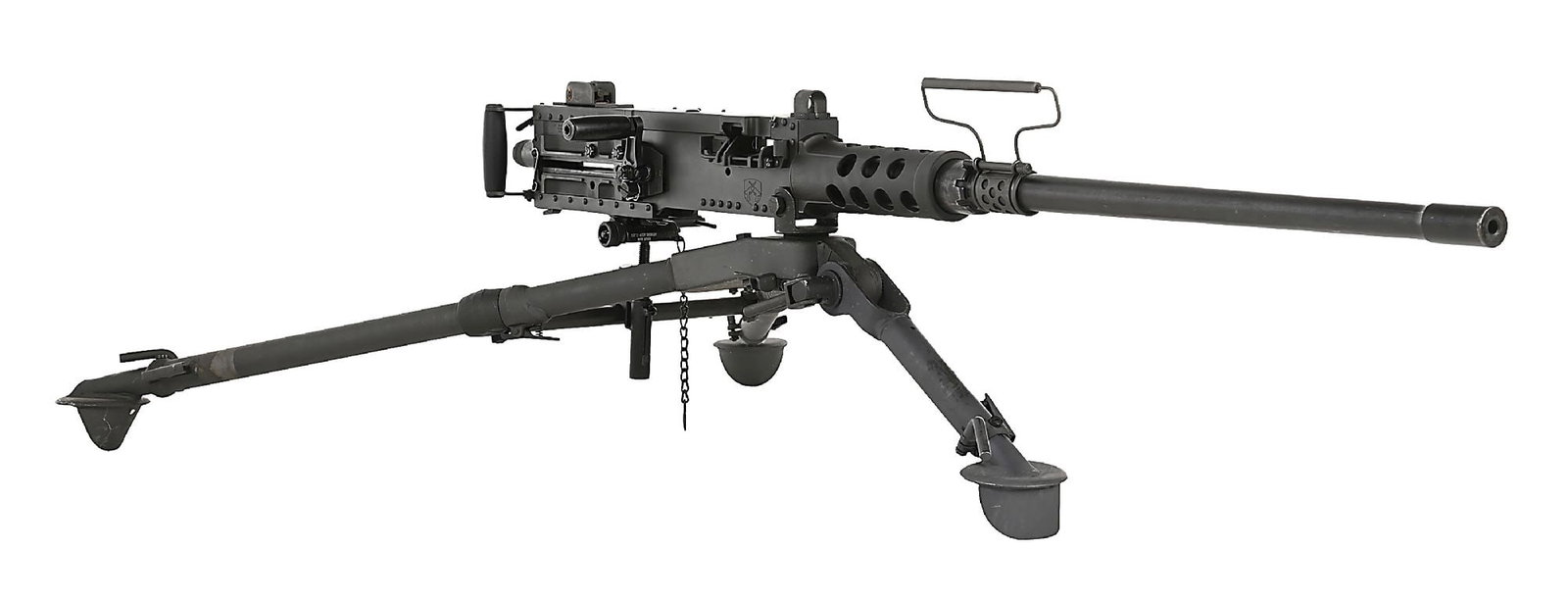 (M) JNC MANUFACTURING .50BMGSA M2HB BROWNING SEMI-AUTOMATIC BELT FED RIFLE WITH TRIPOD (1 of 10)