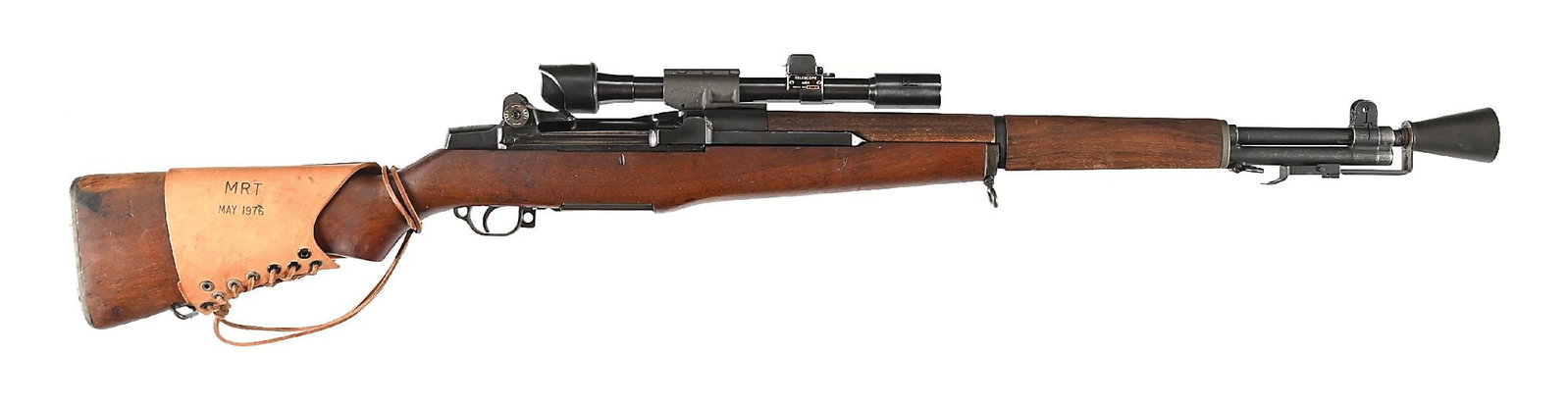 (C) DOCUMENTED SPRINGFIELD ARMORY M1D GARAND SEMI-AUTOMATIC RIFLE. (1 of 8)