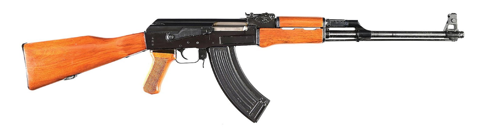 (M) RARE POLYTECH NATIONAL MATCH AK-47/S SEMI-AUTOMATIC RIFLE.: The National Match variant of the PolyTech Legend is a scarce variant of one of the most well-regarded AKs imported into the United States. Matching partial "0617" observed on bolt carrier and bolt he