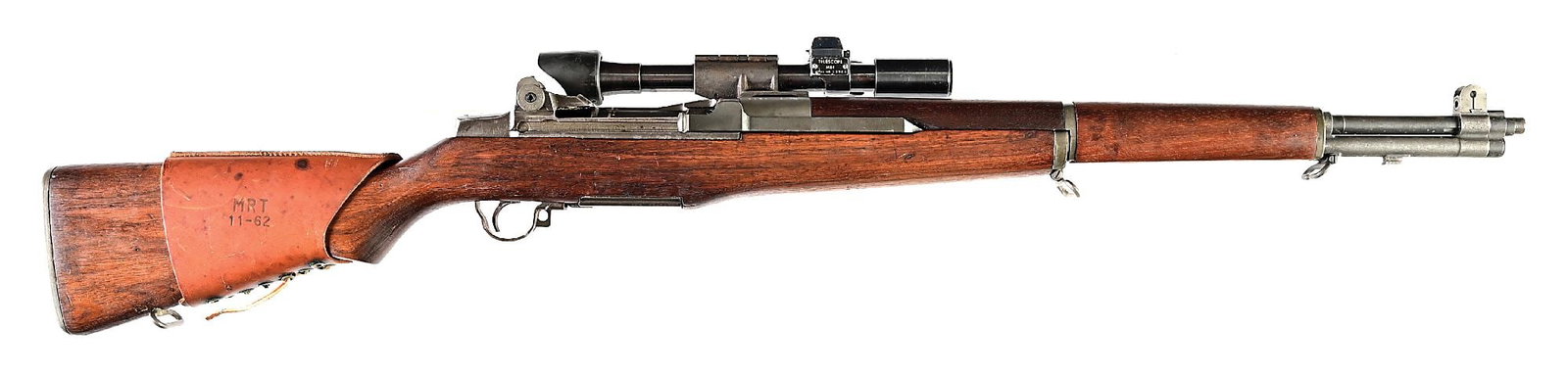 (C) SPRINGFIELD M1D GARAND SEMI-AUTOMATIC SNIPER RIFLE. (1 of 10)