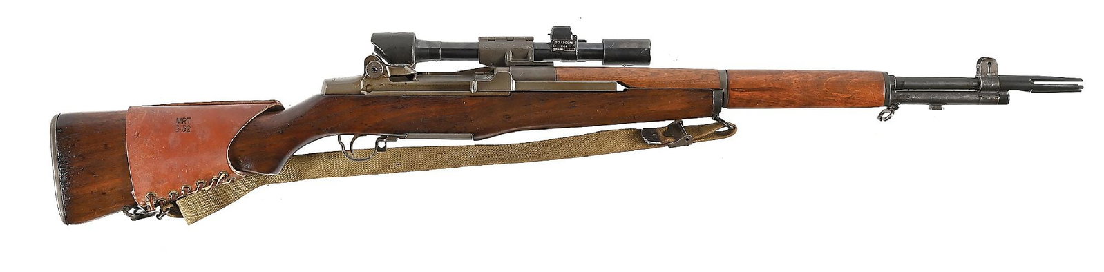 (C) SPRINGFIELD ARMORY M1D GARAND SEMI-AUTOMATIC SNIPER RIFLE. (1 of 7)