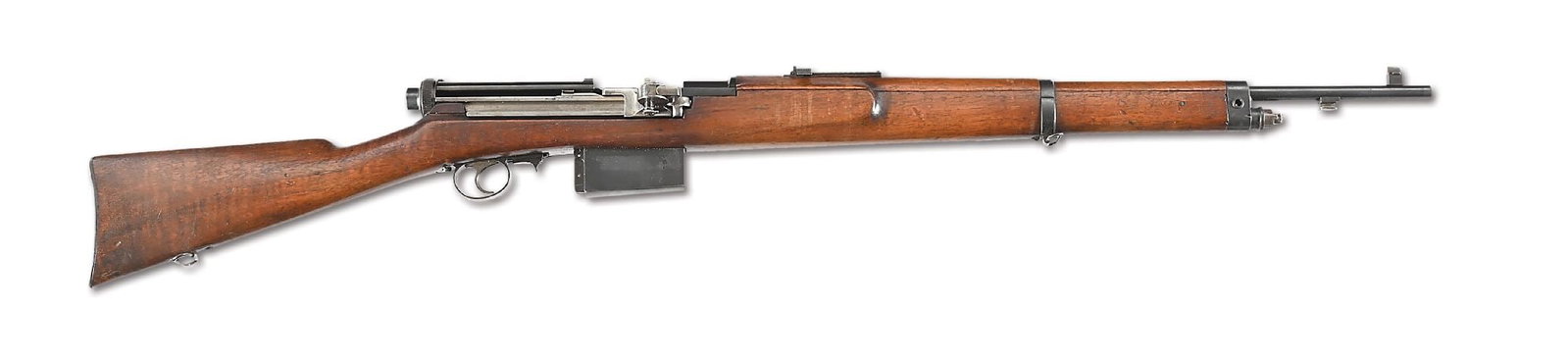 (C) MONDRAGON MODEL 1915 (FSK-15) SEMI-AUTOMATIC SELF-LOADING RIFLE. (1 of 19)