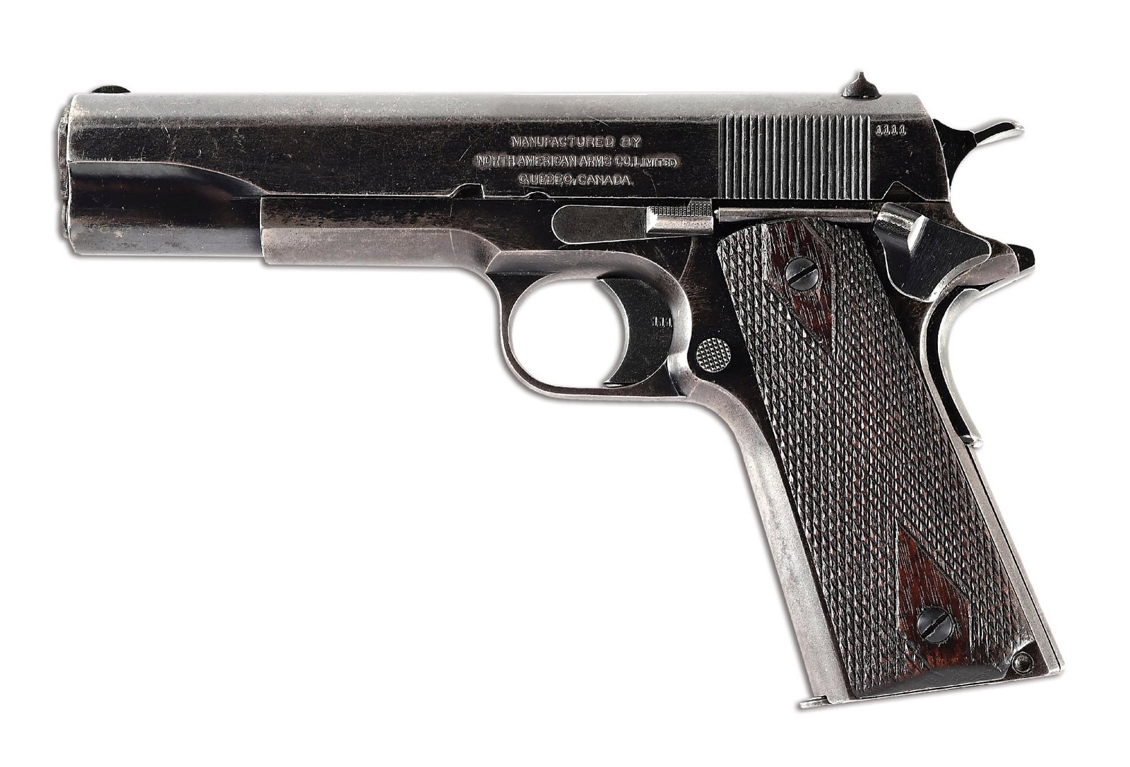 (C) NORTH AMERICAN ARMS COMPANY 1911 .45 ACP SEMI-AUTOMATIC PISTOL. (1 of 13)