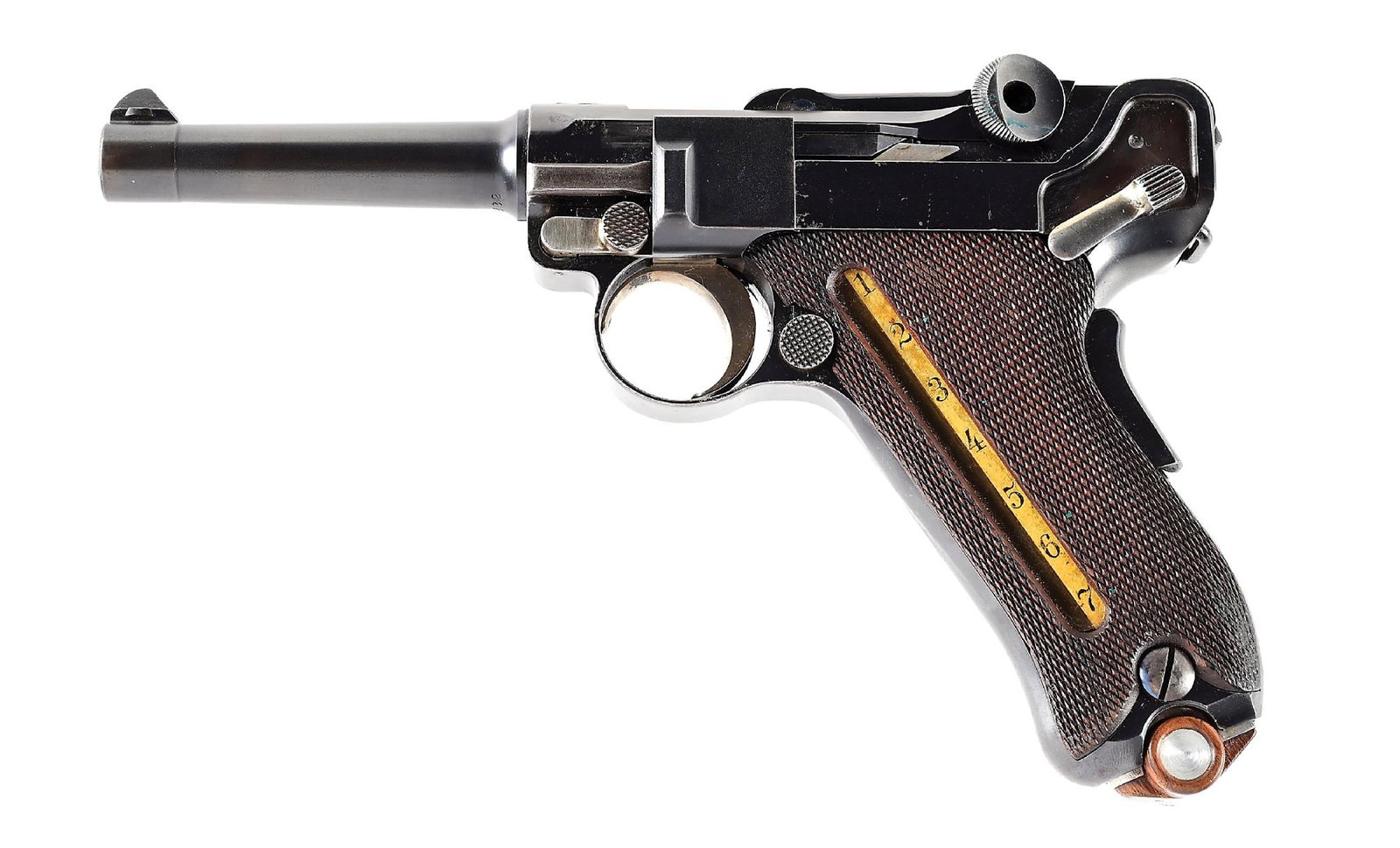 (C) DWM 1902 CARTRIDGE COUNTER 9MM LUGER SEMI-AUTOMATIC PISTOL WITH HOLSTER. (1 of 15)