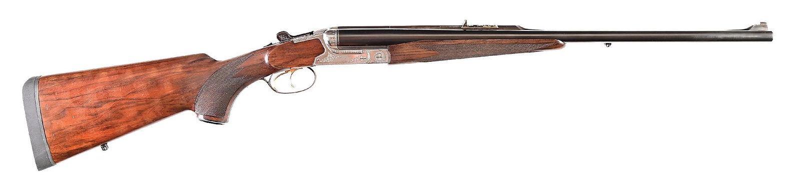 (M) HEYM .470 NITRO EXPRESS SIDE BY SIDE DOUBLE RIFLE. (1 of 10)