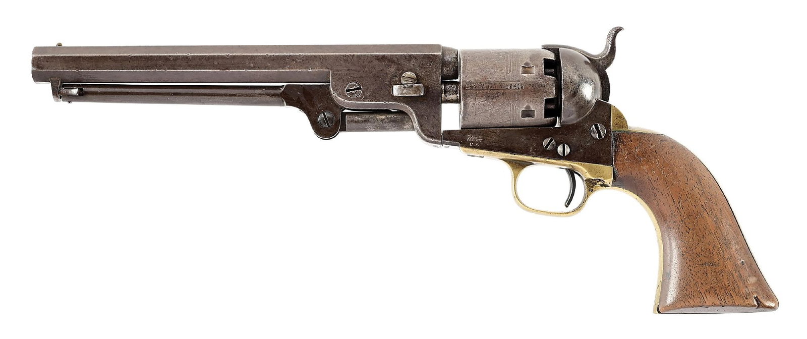 (A) MARTIAL COLT MODEL 1851 NAVY PERCUSSION REVOLVER. (1 of 11)