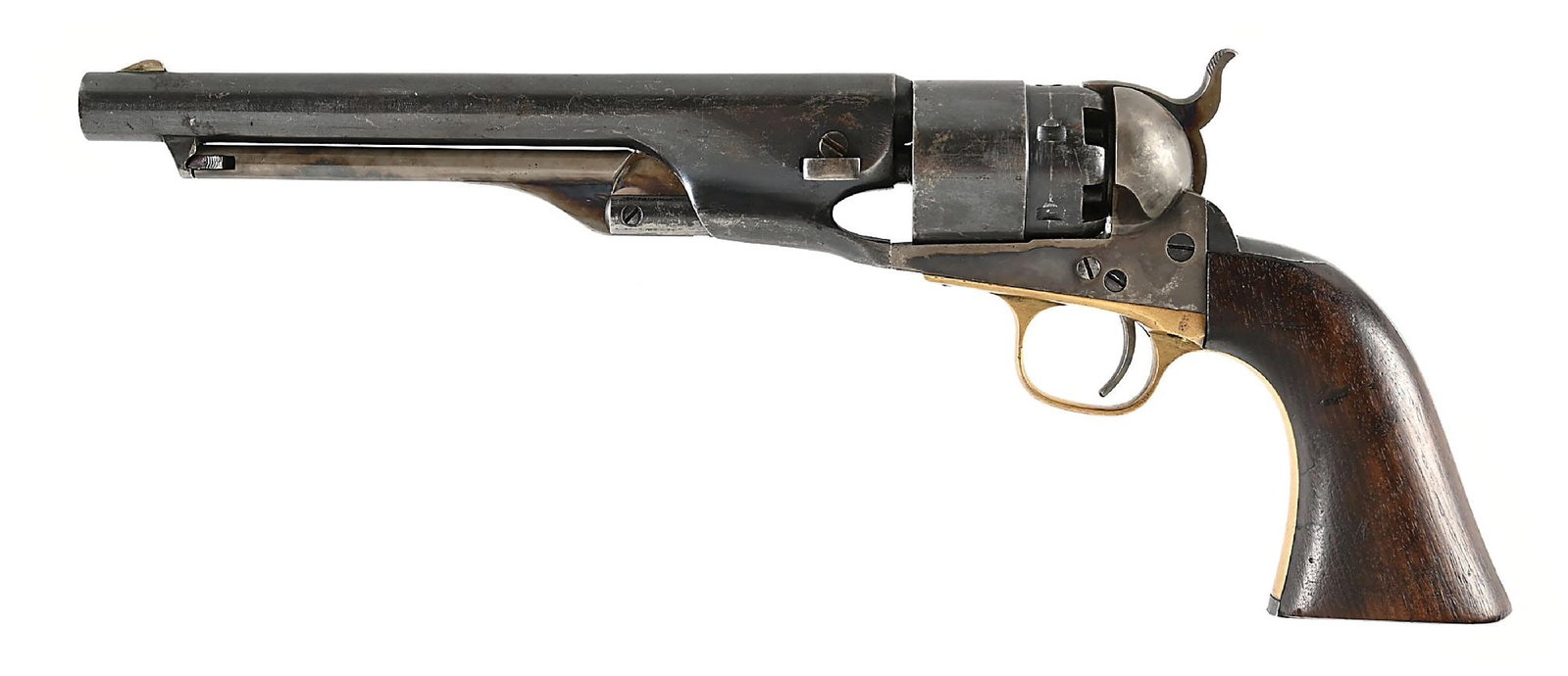(A) COLT MODEL 1860 ARMY REVOLVER WITH HOLSTER (1 of 9)