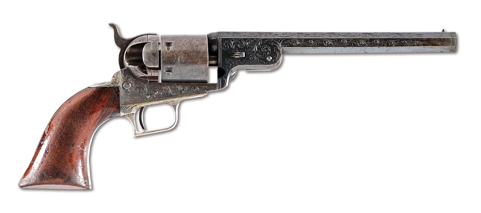 (A) IMPORTANT PROTOTYPE OR EXPERIMENTAL COLT 1851 NAVY CONVERSION SINGLE ACTION REVOLVER. (1 of 17)