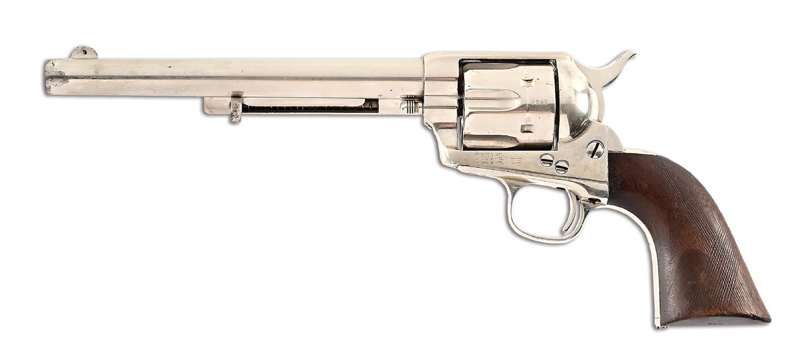 (A) DFC INSPECTED COLT CAVALRY SINGLE ACTION ARMY REVOLVER (1 of 12)