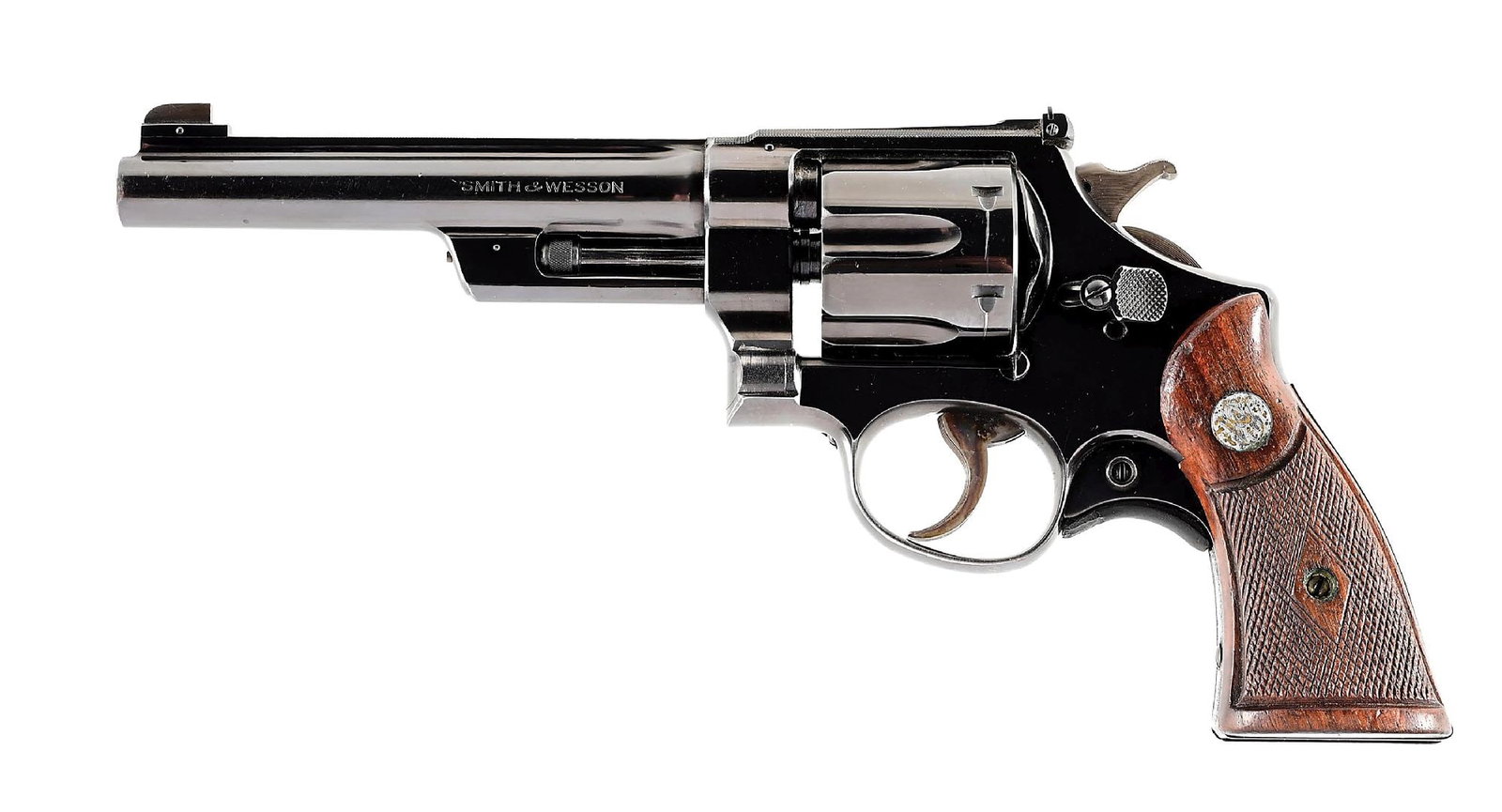 (C) PRE-WAR SMITH & WESSON NON-REGISTERED MAGNUM .357 DOUBLE ACTION REVOLVER. (1 of 8)