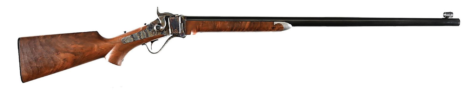 (M) SHILOH-SHARPS BRIDGEPORT MODEL 1874 #1 SPORTER SINGLE SHOT RIFLE. (1 of 10)