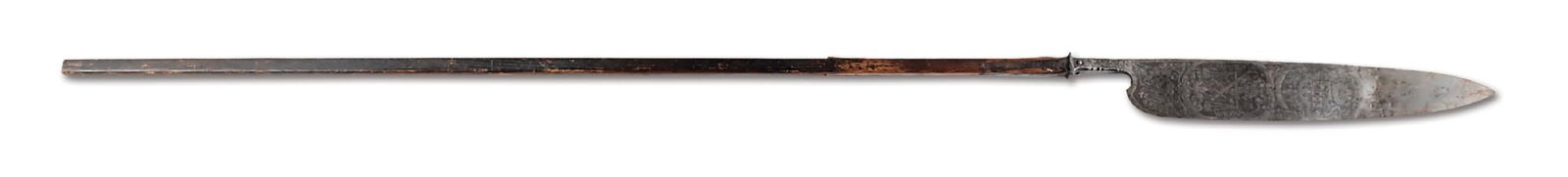 A RARE AND IMPORTANT GLAIVE FROM THE BODYGUARD OF HOLY ROMAN EMPEROR FERDINAND III. (1 of 9)