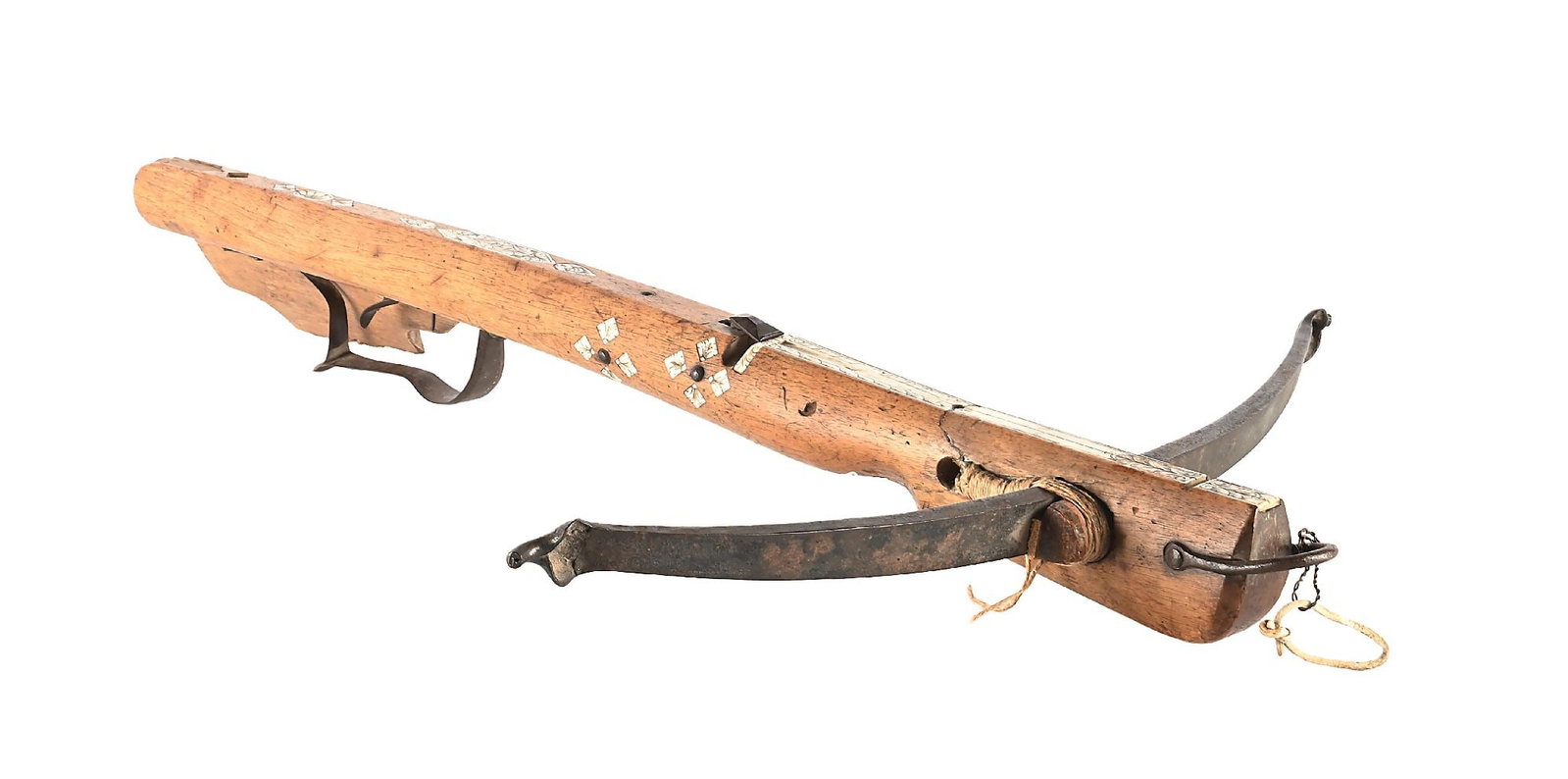 GERMAN LIGHT CROSSBOW DATED 1739 - 2