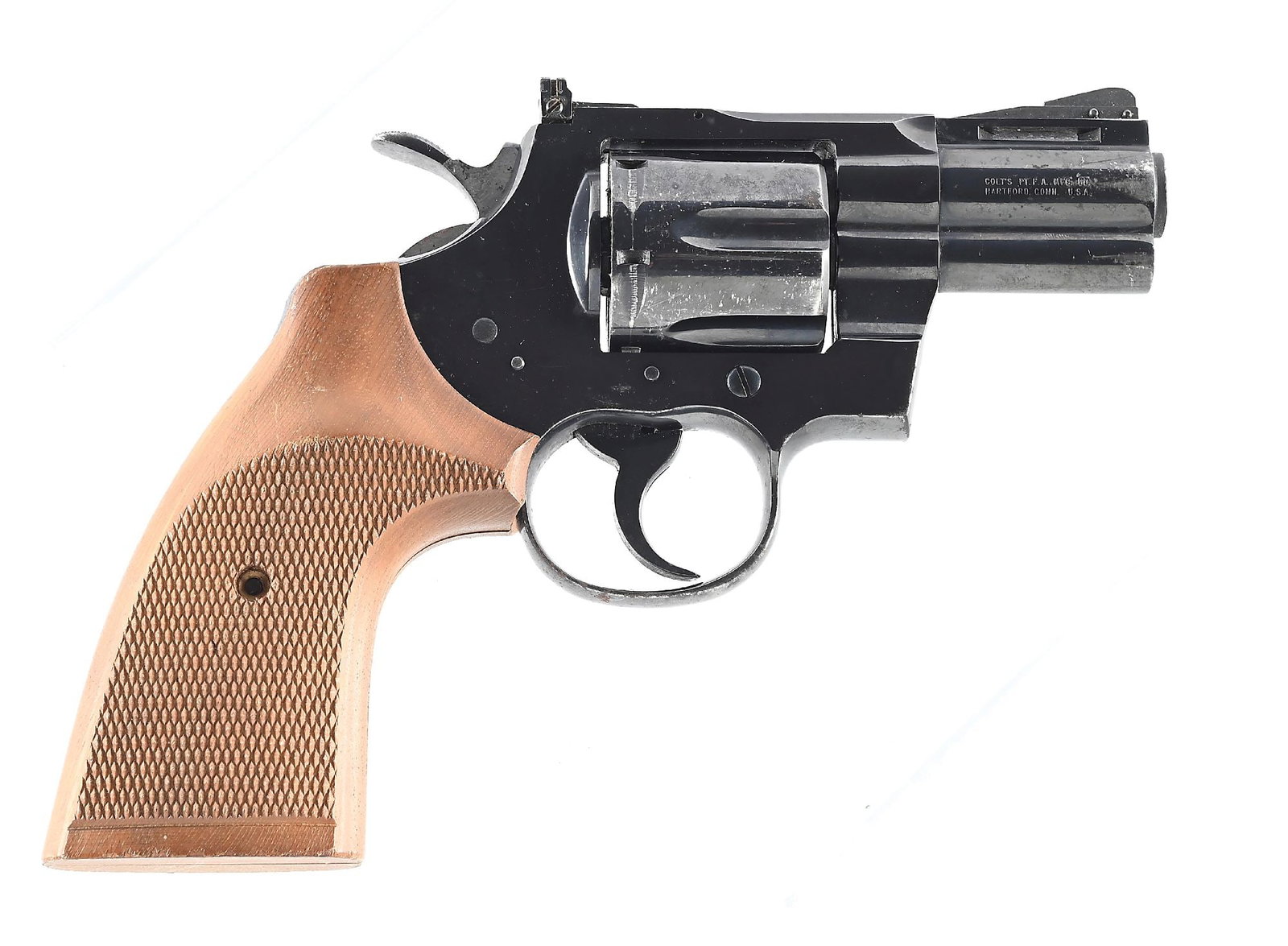 (C) COLT PYTHON .357 MAGNUM DOUBLE ACTION REVOLVER. - 2
