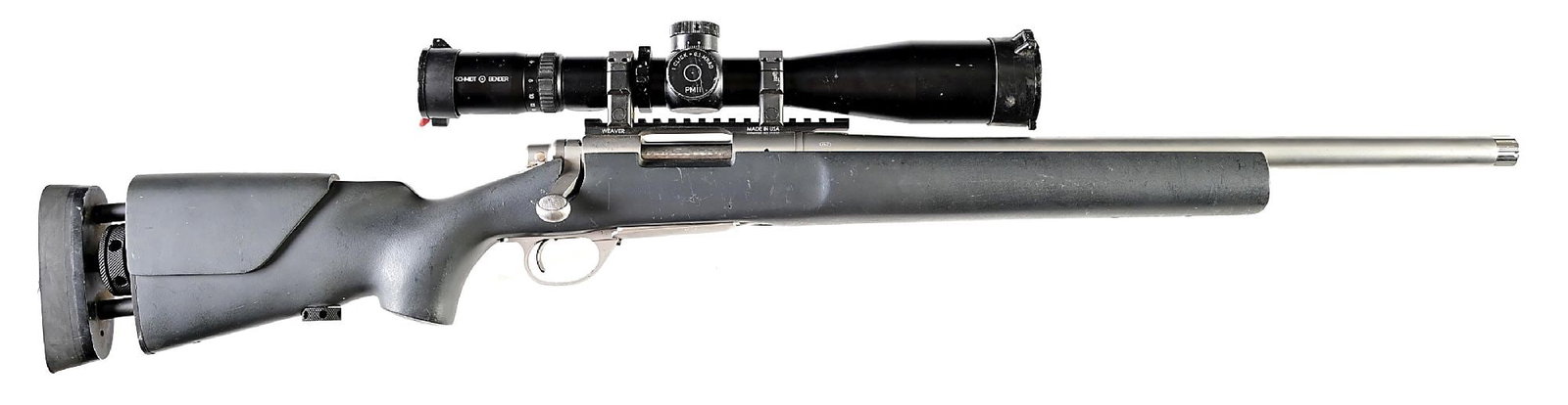 (M) REMINGTON MODEL 700 5R MILSPEC .308 BOLT ACTION RIFLE WITH SCHMIDT & BENDER GLASS. (1 of 9)