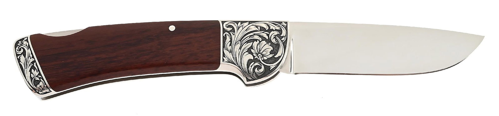 TM DOWELL CUSTOM FOLDER ENGRAVED BY RON SKAGGS. - 2