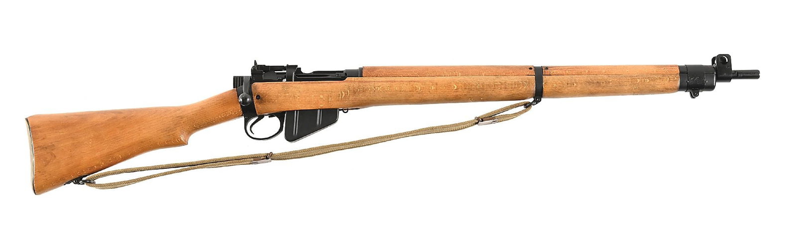 (C) FAZAKERLEY SMLE NO. 4 MK 2 .303 BRITISH BOLT ACTION RIFLE.: British No.4 MK2 SMLE rifle, manufactured 1955 at ROF Fazakerley Arsenal in Liverpool. These late production rifles are recognized for their excellent quality and attention to fit and finish. 1300 yar