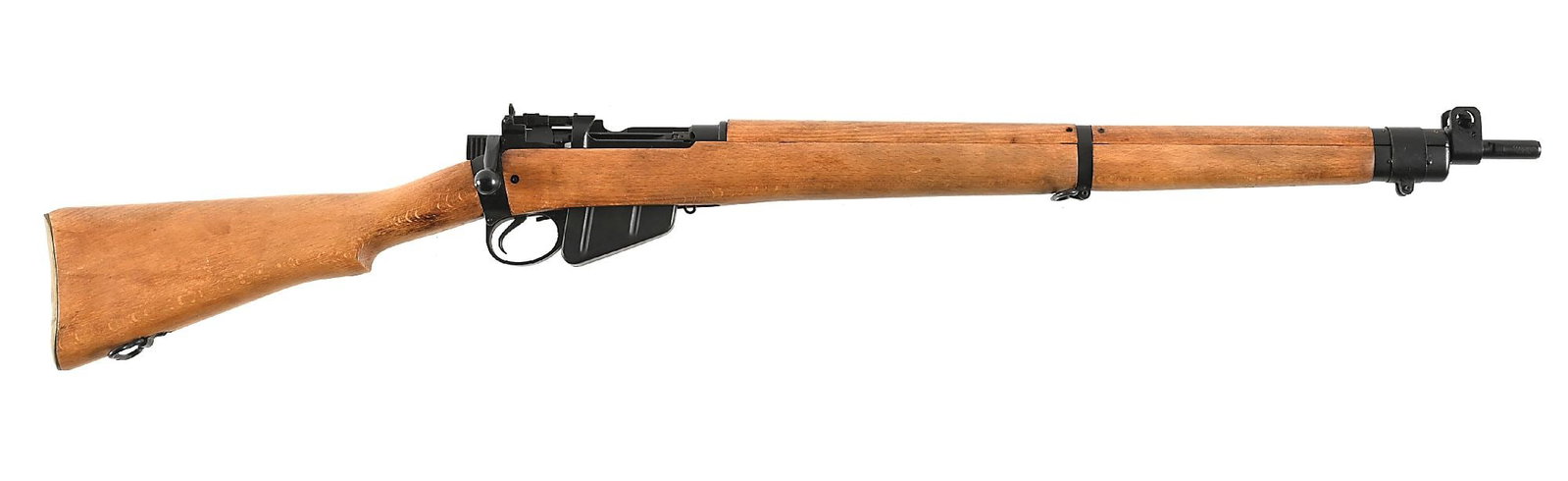 (C) FAZARKLEY NO. 4 MK 2 .303 BRITISH BOLT ACTION RIFLE.: British No.4MK2 SMLE rifle manufactured in 1955 at ROF Fazakerley Arsenal in Liverpool. These late production rifles are recognized for their excellent quality and attention to fit and finish. 1300 ya