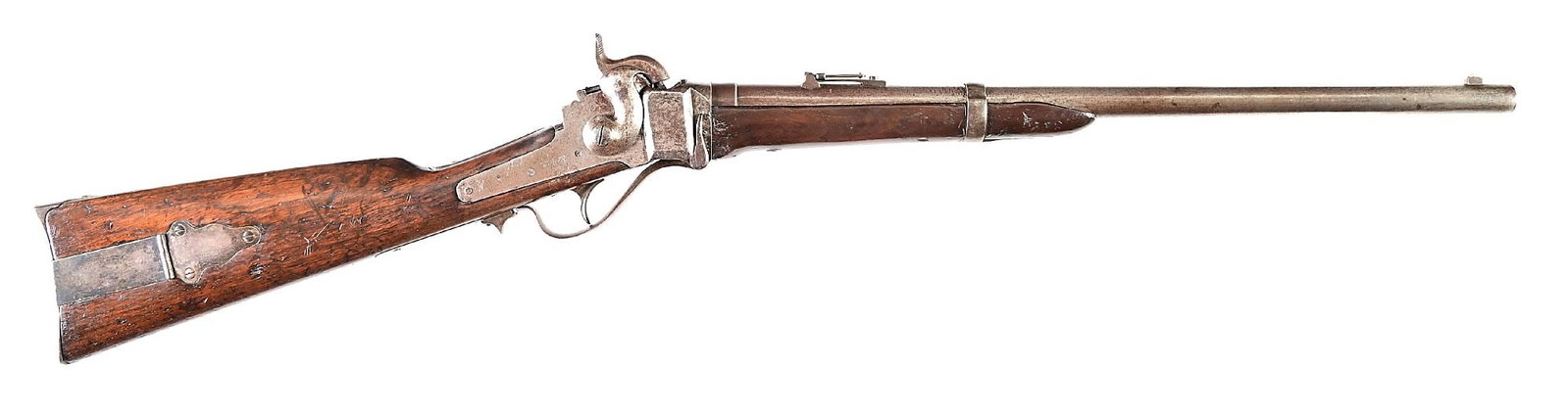 (A) SCARCE SHARPS NEW MODEL 1859 SADDLE RING CARBINE (1 of 10)