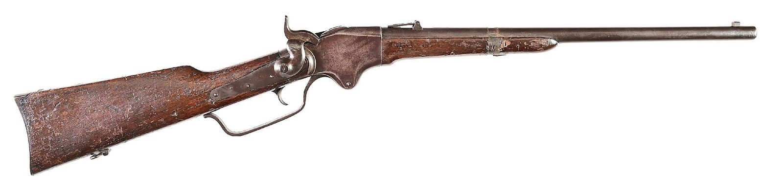 (A) PERIOD ALTERED SPENCER MODEL 1860 SADDLE RING CARBINE (1 of 6)