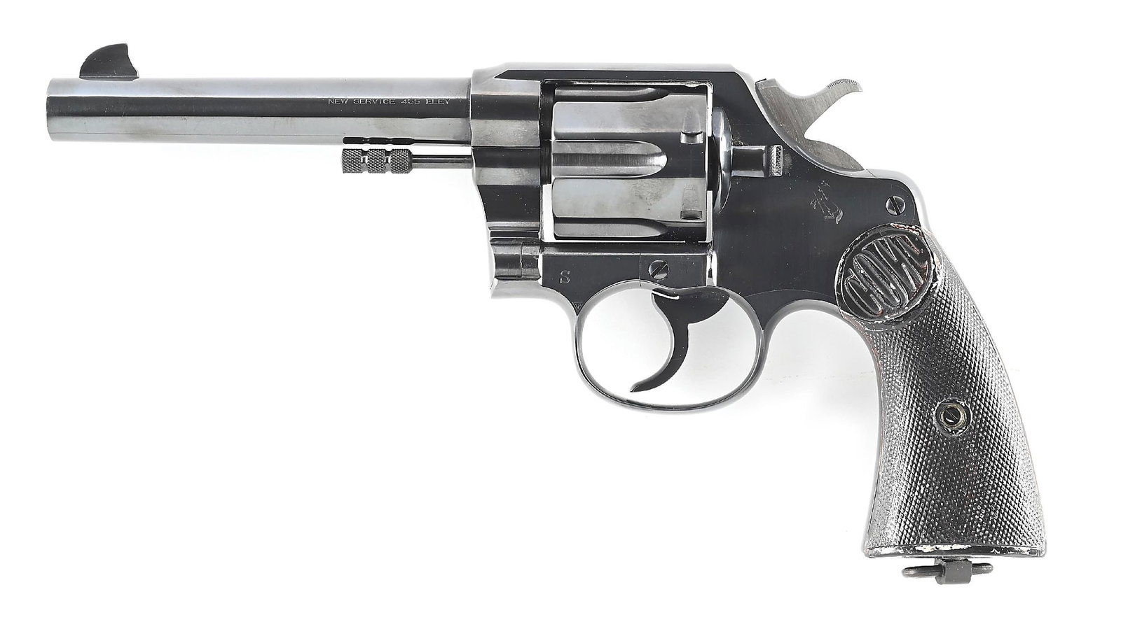 (C) ROYAL NORTHWEST MOUNTED POLICE COLT NEW SERVICE DOUBLE ACTION REVOLVER. (1 of 2)