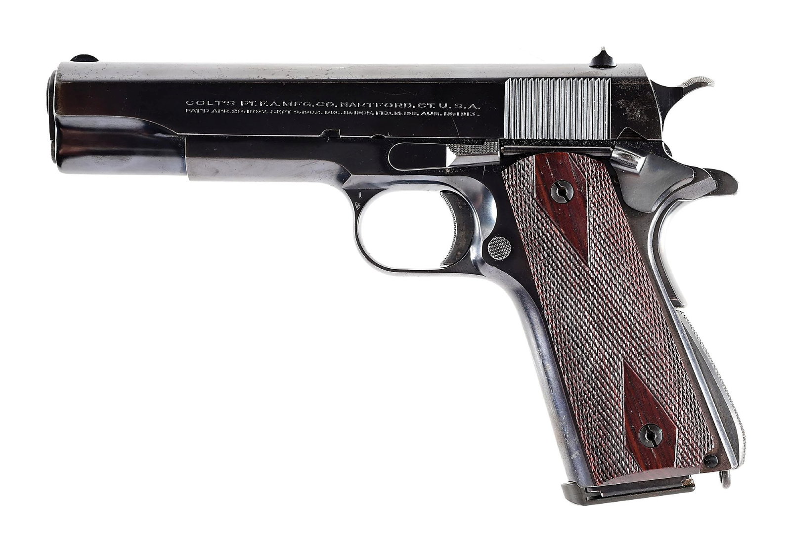 (C) COLT GOVERNMENT MODEL 1911 .45 ACP SEMI-AUTOMATIC PISTOL (1930). (1 of 7)