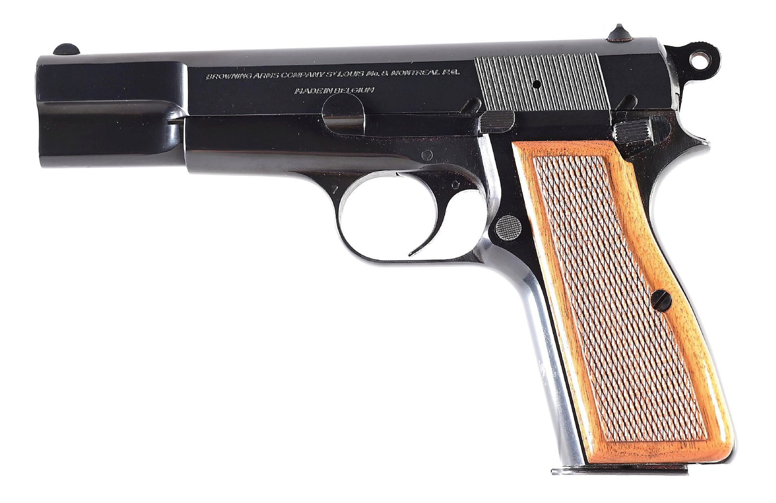 (C) BROWNING T-SERIES HI-POWER 9MM SEMI-AUTOMATIC PISTOL. (1 of 10)