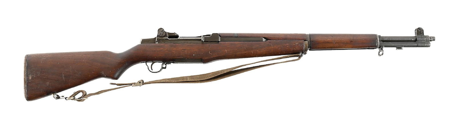 (C) WW2 SPRINGFIELD M1 GARAND .30-06 SPRINGFIELD SEMI-AUTOMATIC RIFLE. (1 of 8)