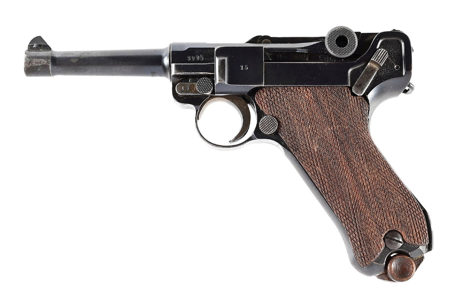 (C) MAUSER S/42 CODE P.08 LUGER 9MM SEMI-AUTOMATIC PISTOL (1937) (1 of 11)