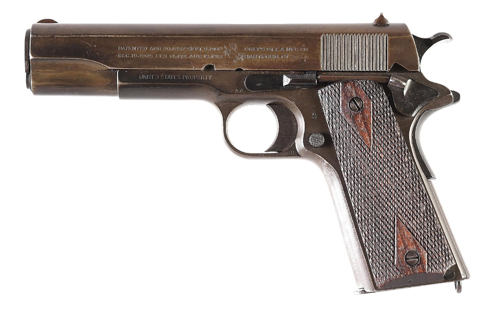 (C) COLT MODEL 1911 US ARMY SEMI-AUTOMATIC PISTOL (1 of 8)