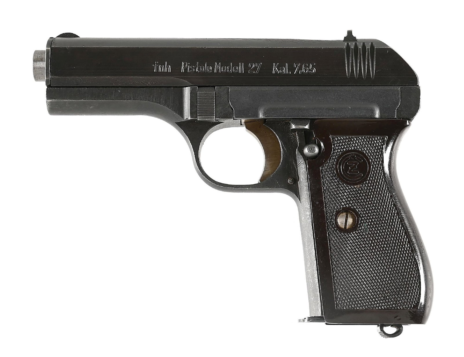 (C) CZ MODEL 27 7.65MM SEMI-AUTOMATIC PISTOL WITH HOLSTER & CAPTURE PAPERS. (1 of 9)