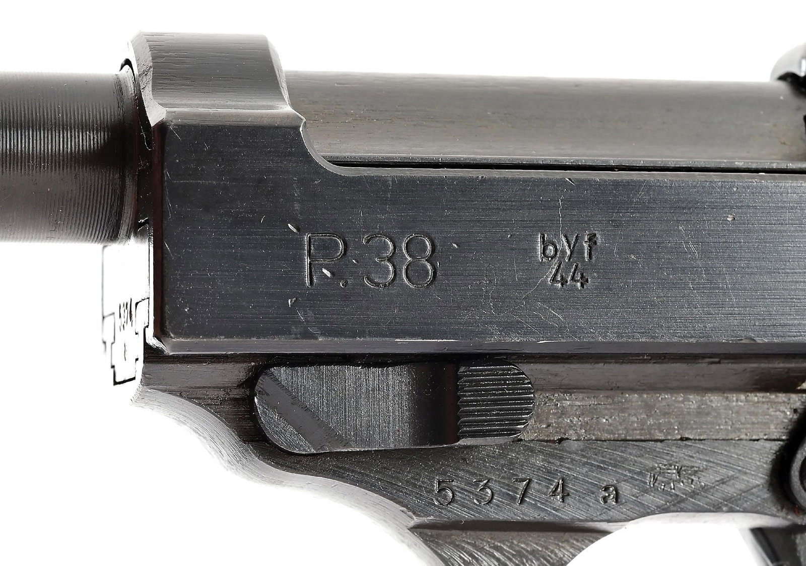 (C) WW2 MAUSER BYF 44 CODE P38 PISTOL - 7