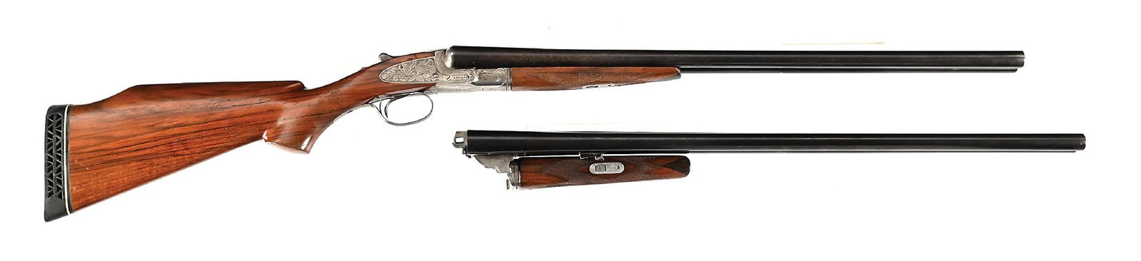 (C) LC SMITH IDEAL GRADE SIDE BY SIDE SHOTGUN TWO BARREL SET (1 of 13)
