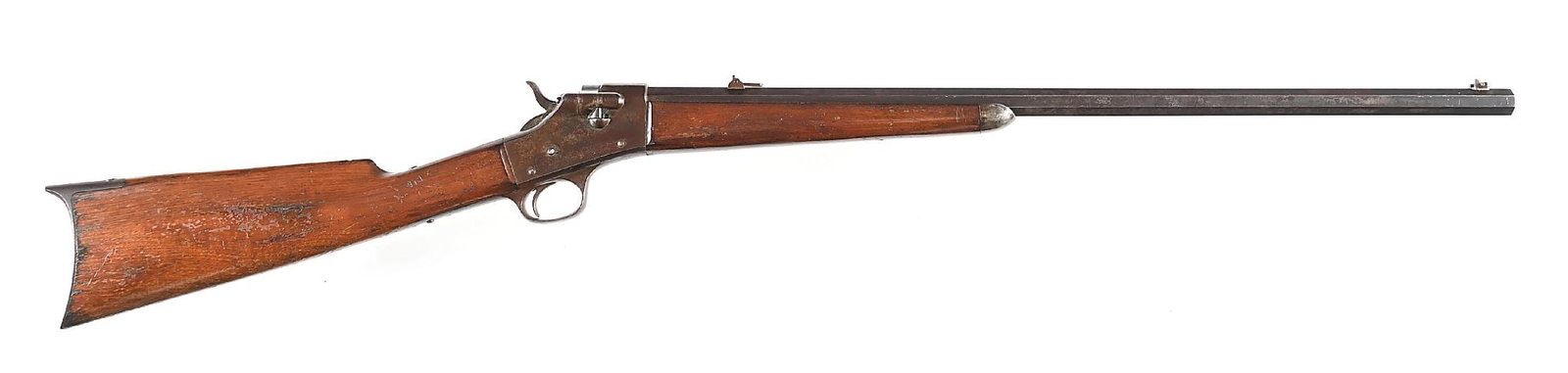 (A) WHITNEY PHOENIX SINGLE SHOT .44 CF SPORTING RIFLE (1 of 8)