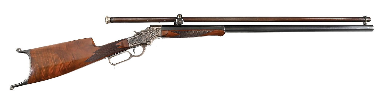 (C) FACTORY ENGRAVED STEVENS NO. 44 .32-40 SINGLE SHOT TARGET RIFLE (1 of 9)