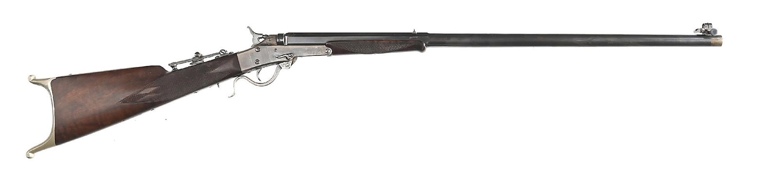 (A) SCARCE MAYNARD NO 16 MODEL 1873 IMPROVED TARGET RIFLE. (1 of 9)