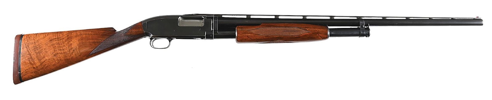 (C) WINCHESTER MODEL 12 TRAP SLIDE ACTION SHOTGUN. (1 of 9)