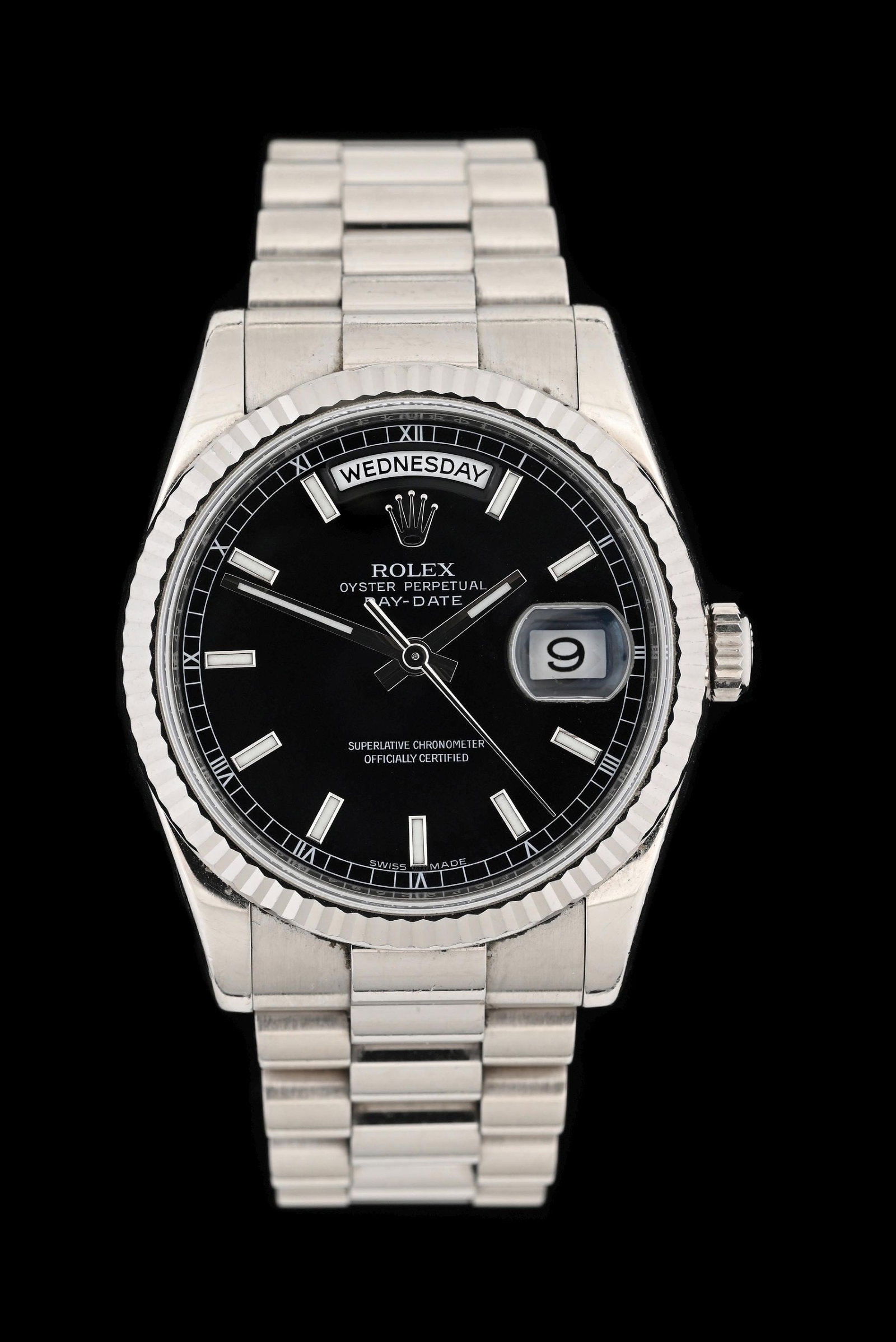 ROLEX DAY-DATE 36 WHITE GOLD, REF. 118239 FULL SET (1 of 6)