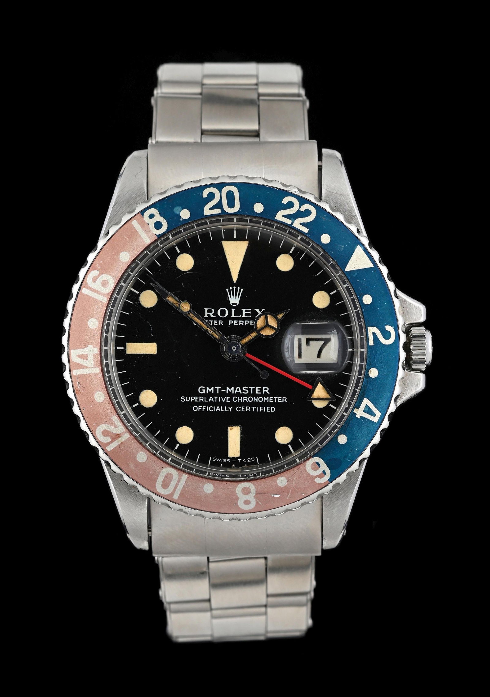 1967 ROLEX GMT-MASTER MATTE MATTE "PEPSI ", REF. 1675 FULL SET (1 of 10)