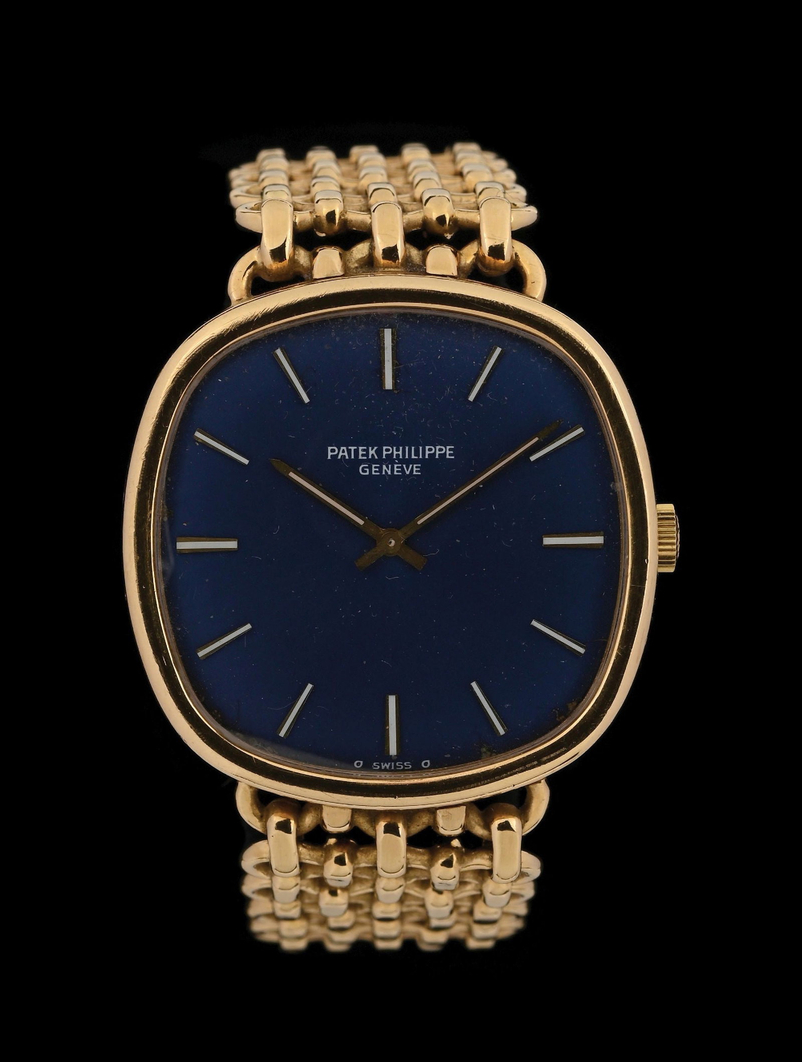 PATEK PHILIPPE BLUE SIGMA "JUMBO" ELLIPSE 3844/2 W/EXTRACT & BOX (1 of 7)