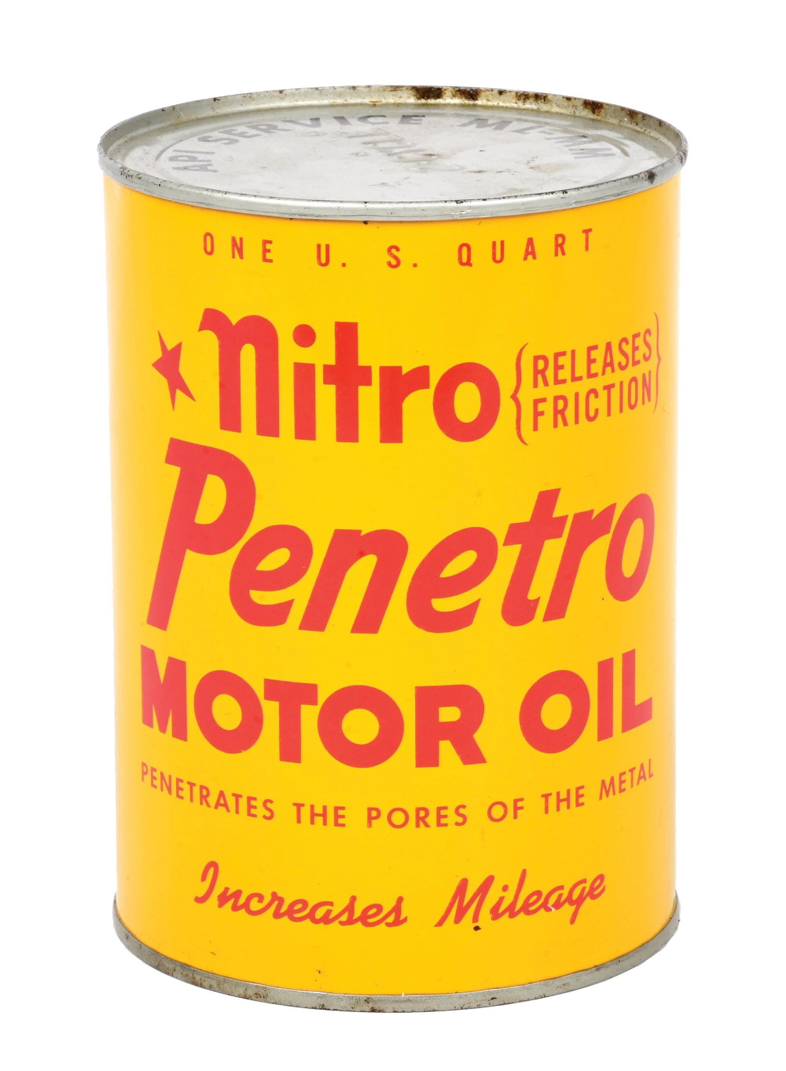 PENETRO MOTOR OIL ONE QUART CAN (1 of 6)