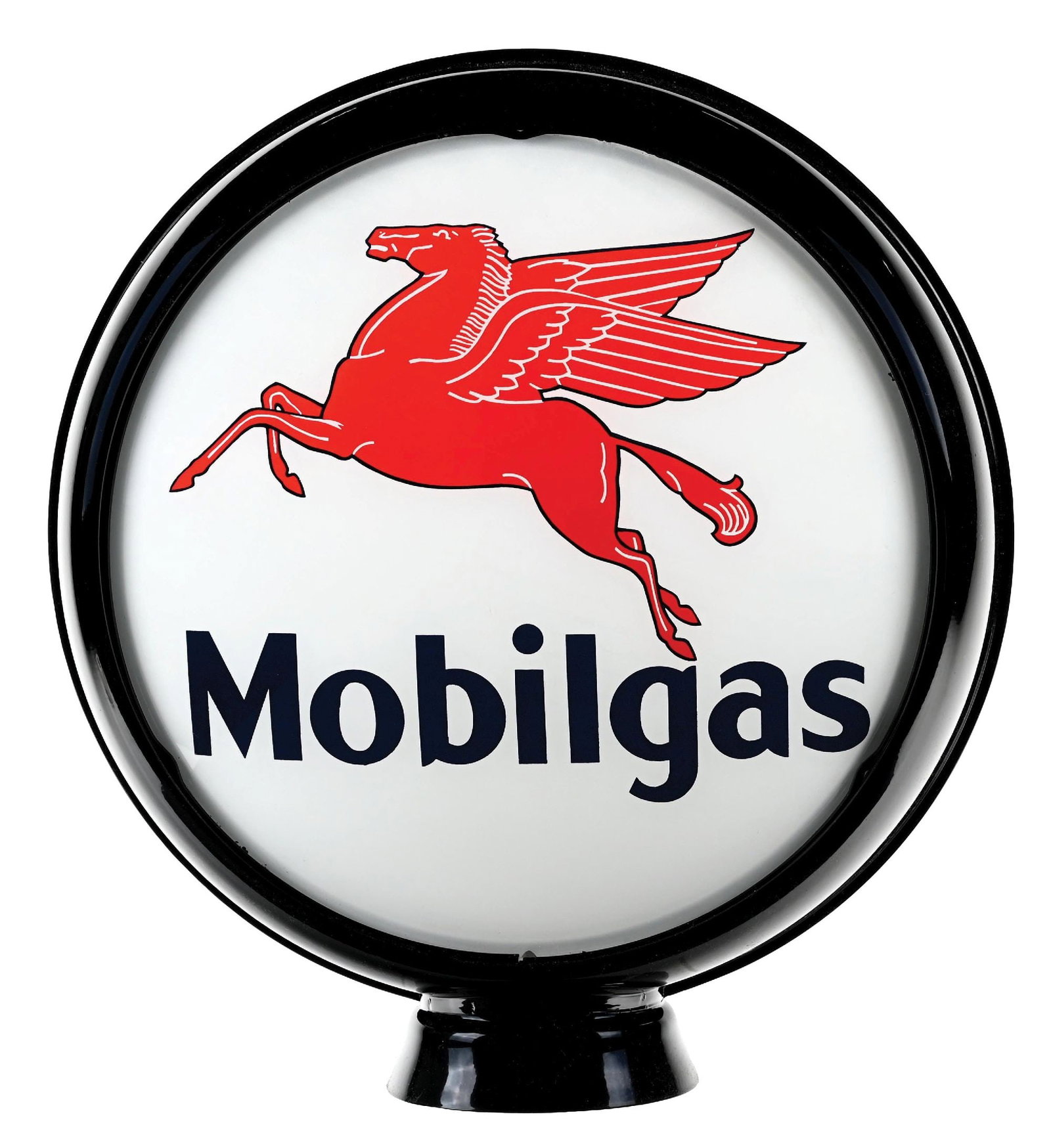 MOBILGAS SINGLE 15" GLOBE LENS ON METAL HIGH PROFILE BODY (1 of 4)